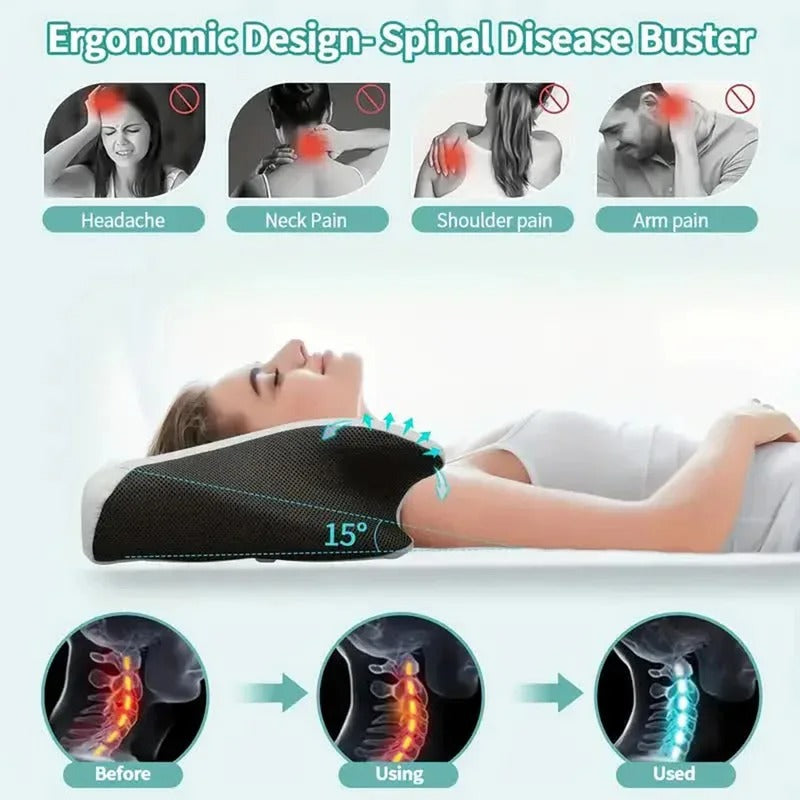 ButterflySleep™ Memory Foam Cervical Pillow